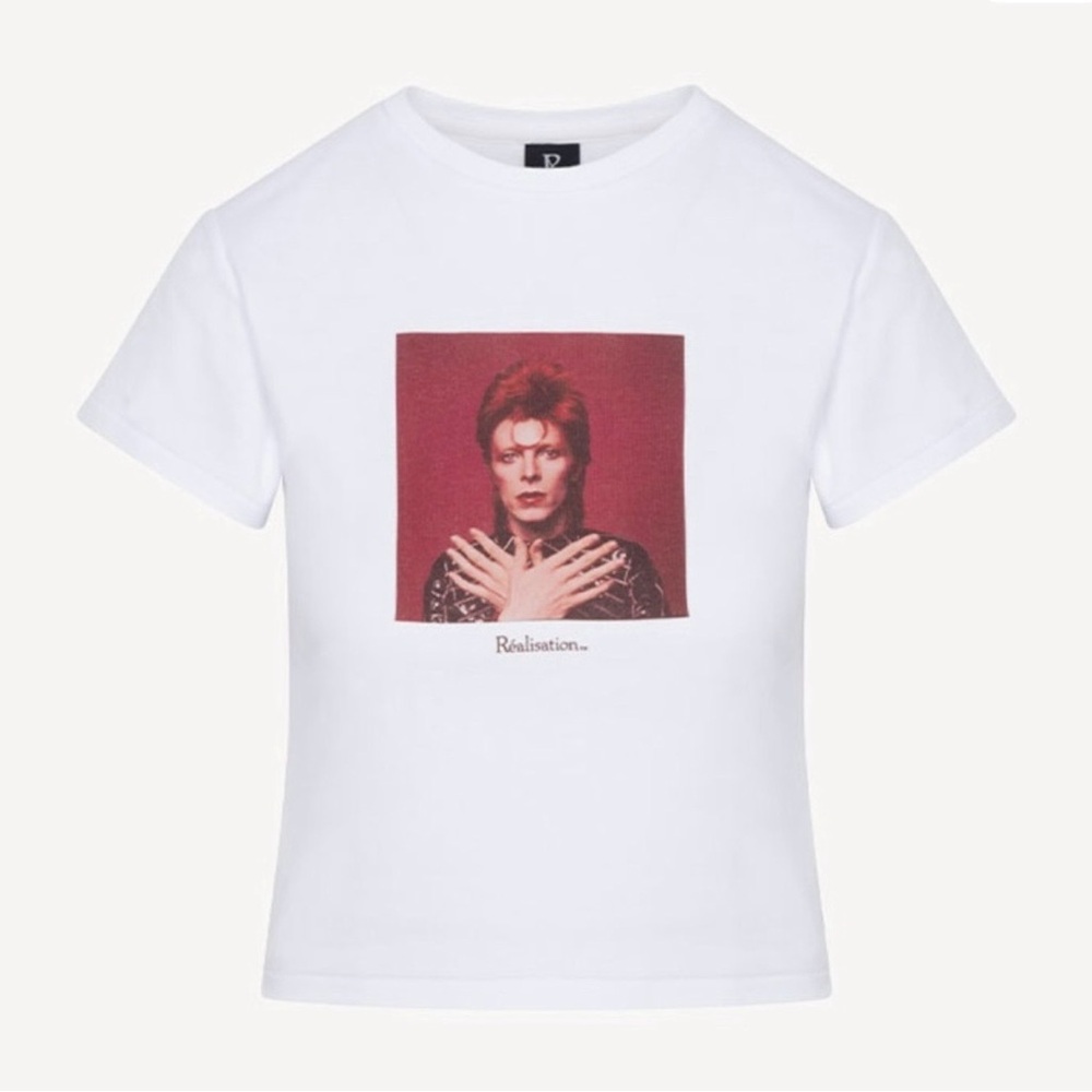 Realisation Par White Tee with Red Graphic (David Bowie) - Picture 4 of 7